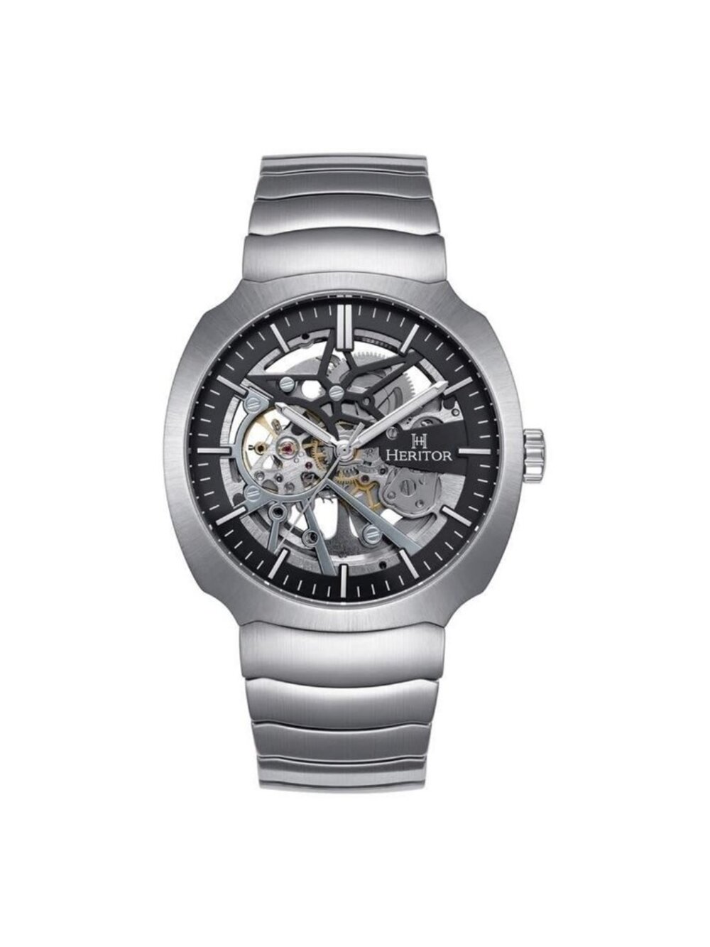 NWT Heritor Magnus Automatic Black Dial Men's Watch